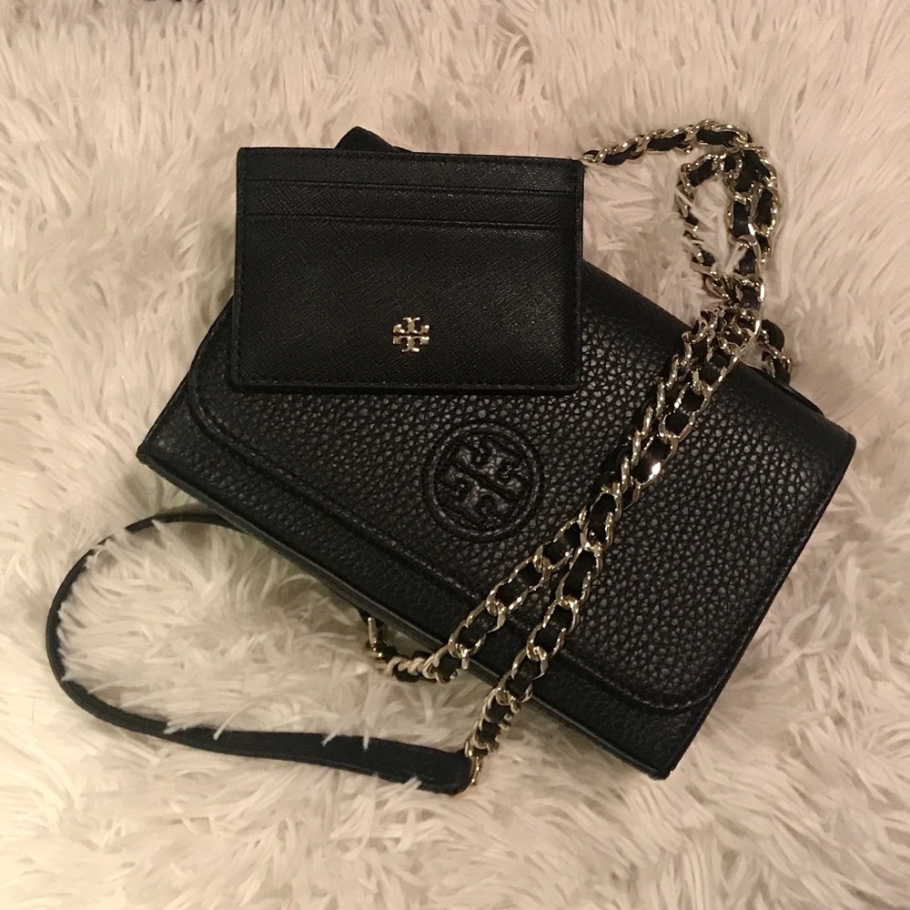 Tory Burch Shoulder Bag and Slim Card Case